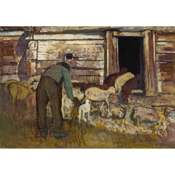 Édouard Vallet — La rentrée des moutons