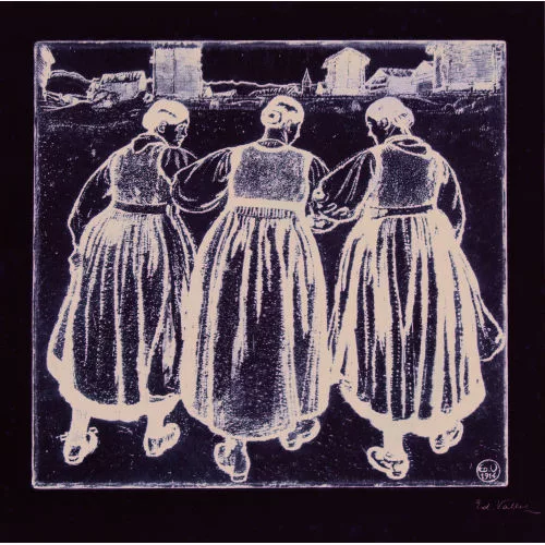 Édouard Vallet — Trois filles.