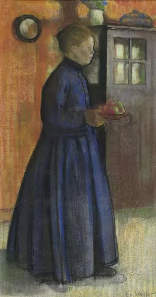 EDOUARD VALLET — La petite bonne. — Koller Auktionen