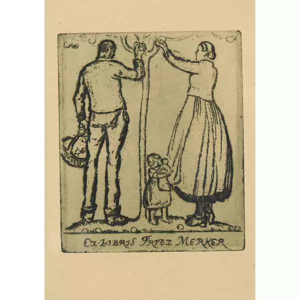 "Ex-Libris Fritz Merker"