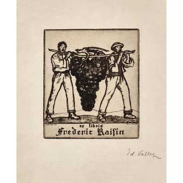 "Ex libris / Frederic Raisin"