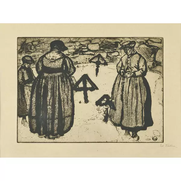 "Femmes au cimetière"