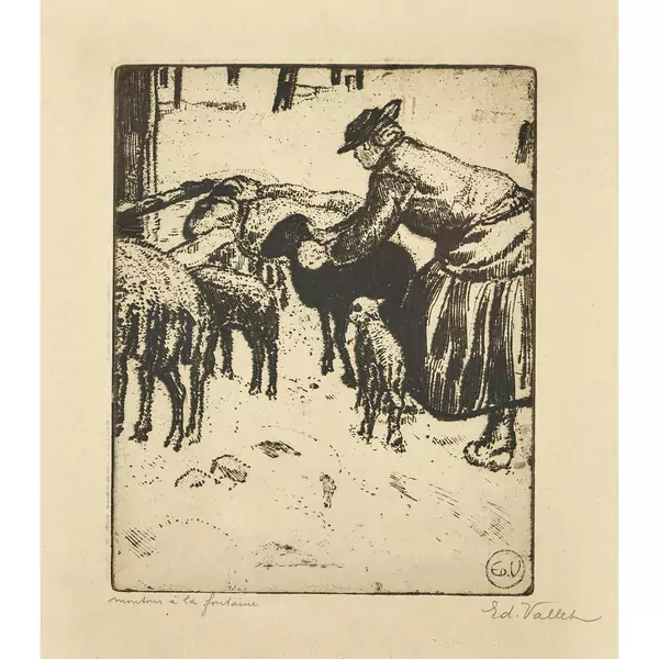 "Mouton à la fontaine"
