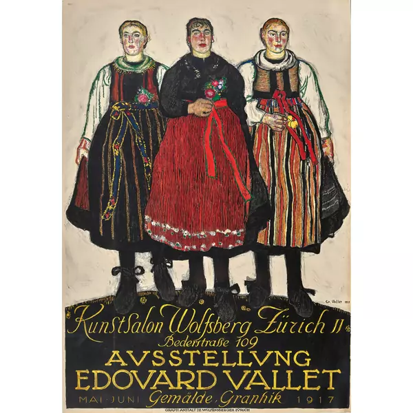 "Kunstsalon Wolfsberg Édouard Vallet 1917"
