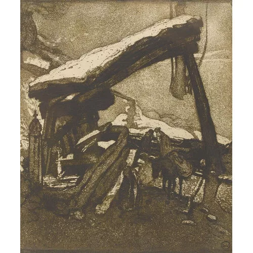 Édouard Vallet — "Fontaine valaisanne".