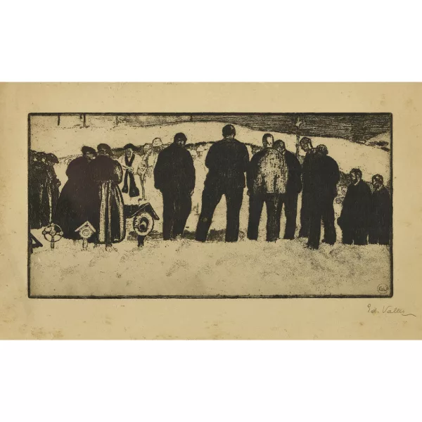 Édouard Vallet — "Enterrement à la montagne".