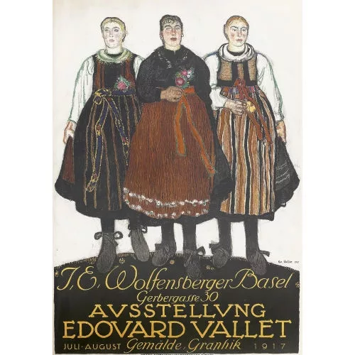 Édouard Vallet — "Wolfensberg Basel 1917".