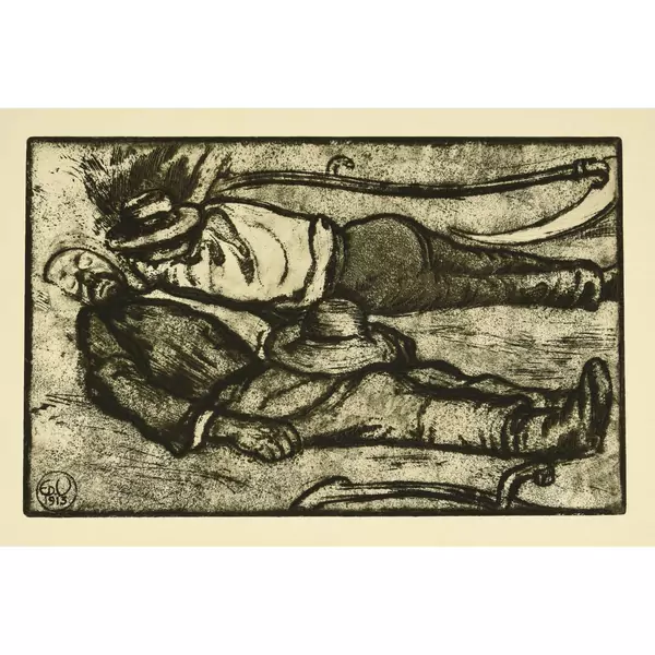 Edouard Vallet — Le Repos des faucheurs — Galerie Kornfeld