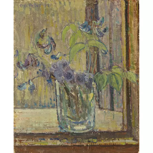 Edouard Vallet — Bouquet de fleurs des alpes — Galerie Kornfeld