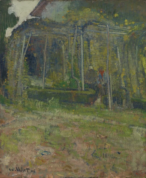 Édouard Vallet — Tonnelle en novembre, 1906