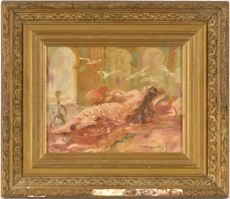 Odalisque alanguie