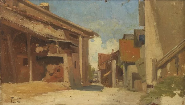Edouard Castres — Rue de village