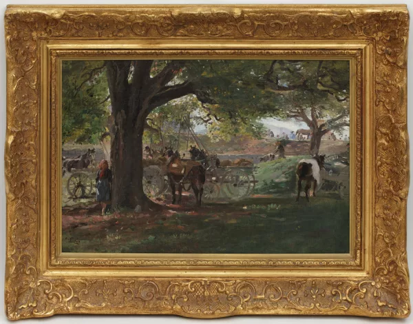 Edouard Castres — Rassemblement paysan,