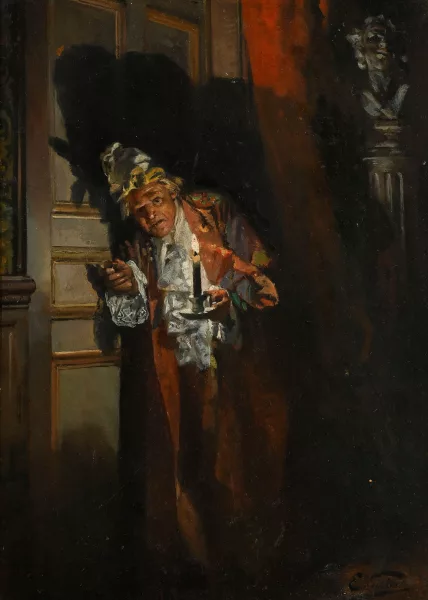 Edouard Castres — La visite nocturne,