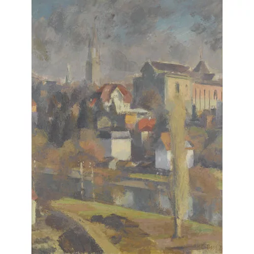Eduard Boss — Herbstliche Partie in Bern.