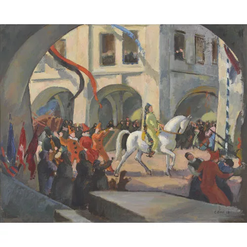Eduard Boss — Festumzug in der Berner Altstadt.
