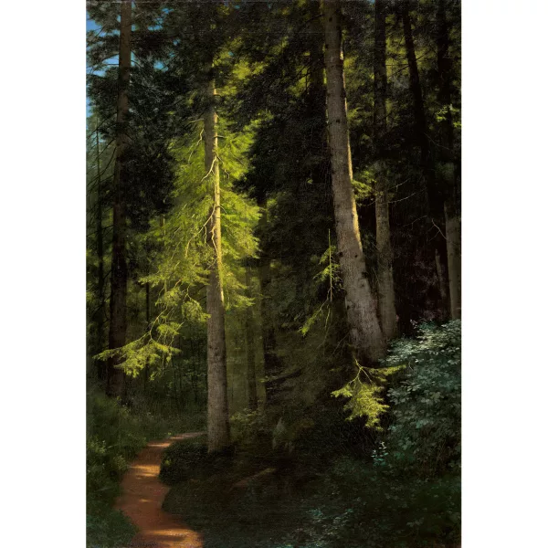 Eduard Rüdisühli — "Waldweg bei Fryberg".