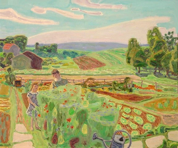 Eduard Gubler — Gemüsegarten