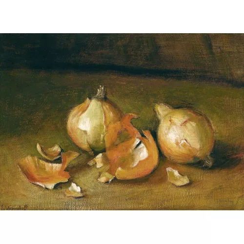Egon von Vietinghoff — Stillleben mit Zwiebeln.