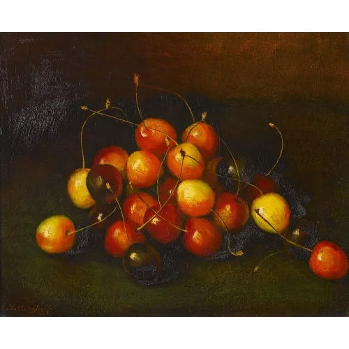Egon von Vietinghoff — Stillleben mit Kirschen.