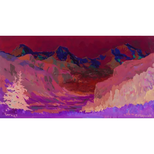 Ekkehard Kohlund — Sommerliche Ansicht von Eiger, Mönch und Jungfrau.