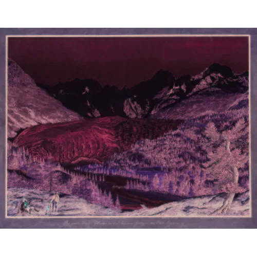 Elias Emanuel Schaffner — "Der grosse Thal=Gletscher in den Bernina Gebirgen...".