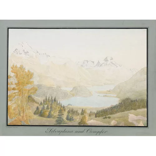 Elias Emanuel Schaffner — "Silvaplana und Campfer" (22D). (480846) (294)
