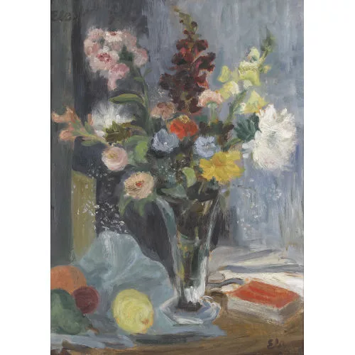 Elisabeth Bohny — Blumenbouquet im Glas.