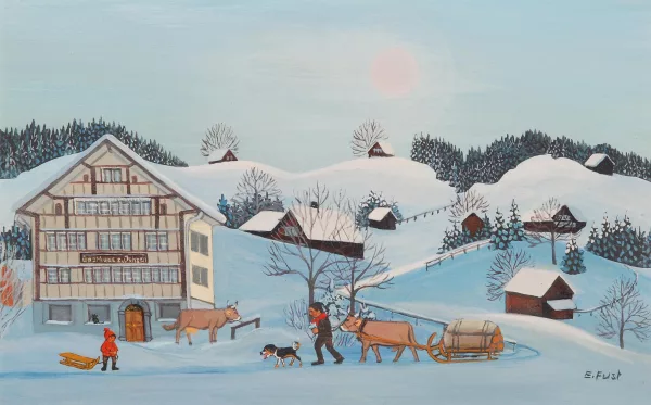Elisabeth Fust — Winter im Appenzellerland