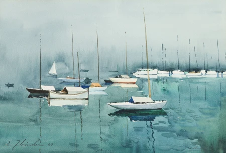 Bateaux sur le lac