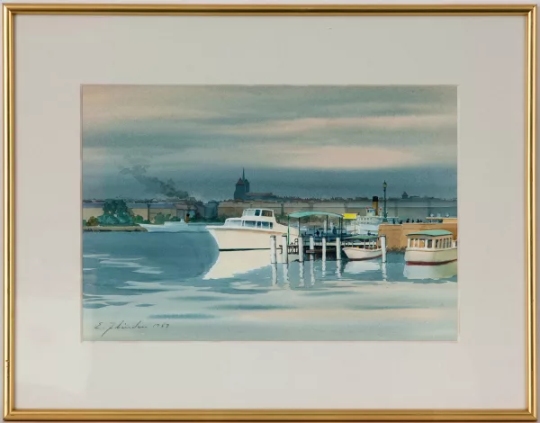Ellis Zbinden — Rade de Genève, côté Pâquis