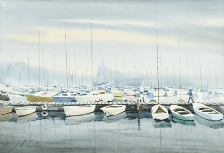 Bateaux sur le lac