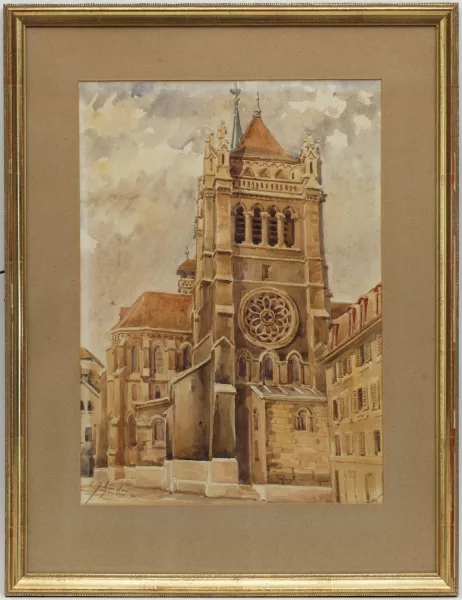 Ellis Zbinden — La Cathédrale Saint-Pierre, Genève