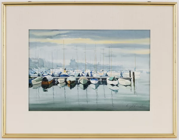 Ellis Zbinden — La rade, Genève,