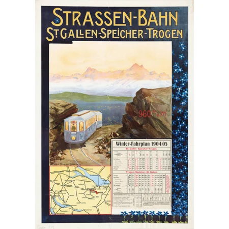 "Strassen-Bahn St. Gallen-Speicher-Trogen"