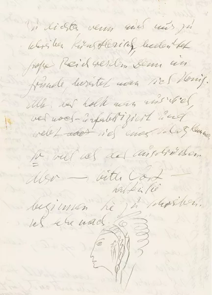 Else Lasker-Schüler — Eigh Brief an Hugo May