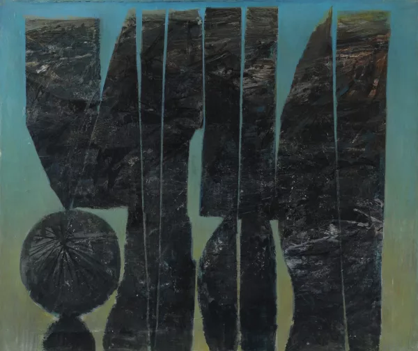 Emanuel Jacob — Schwarze Figuren, 1958