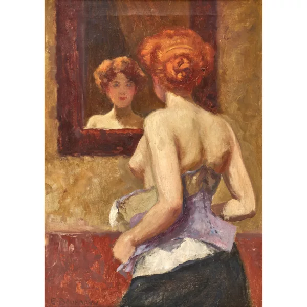Emil Beurmann — "Vor dem Spiegel".