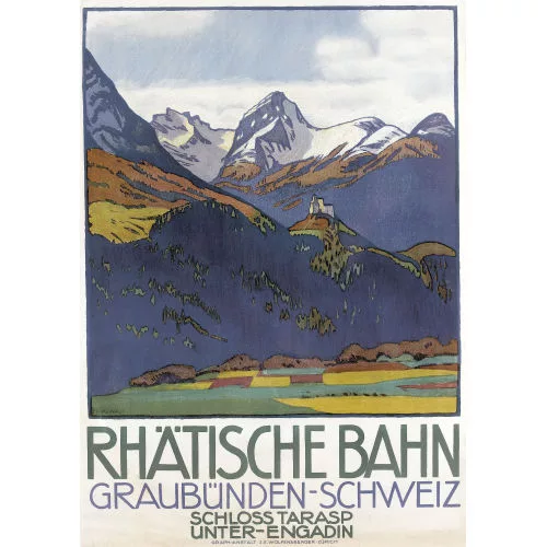 Emil Cardinaux — "Rhätische Bahn".