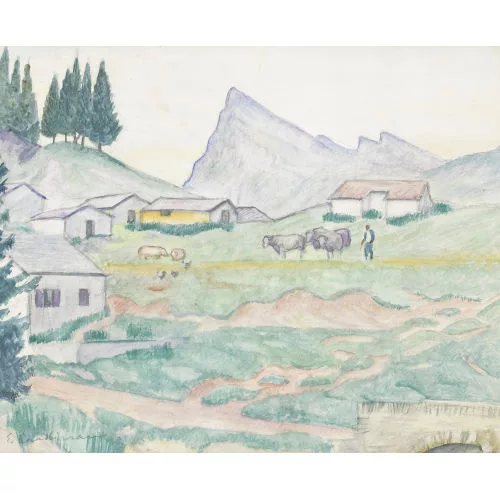 Emil Cardinaux — Sommerliche Alppartie.