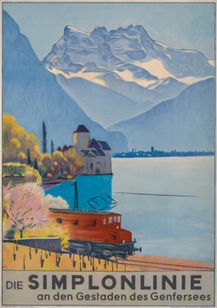 Plakat Die Simplonlinie