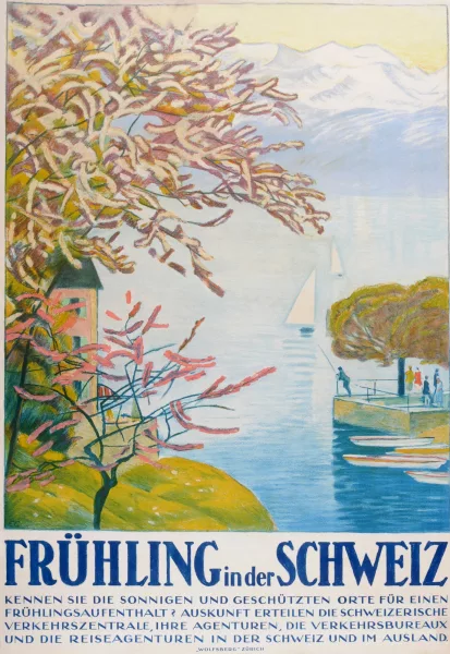 Emil Cardinaux — Plakat. Frühling in der Schweiz