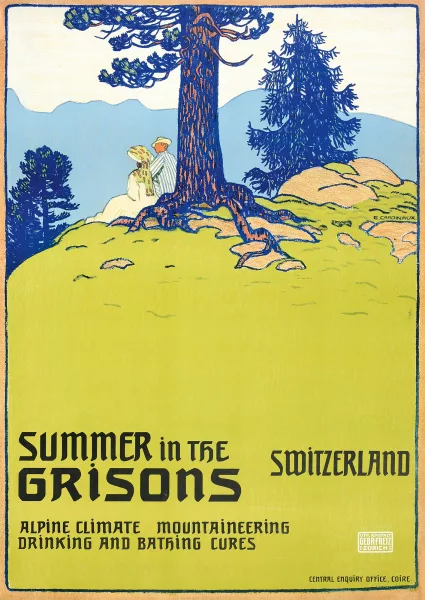 Emil Cardinaux — Summer in the Grisons, Switzerland, 1909