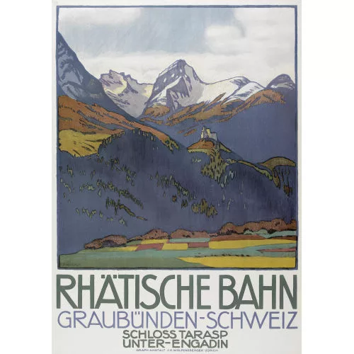 Emil Cardinaux — "Rhätische Bahn".