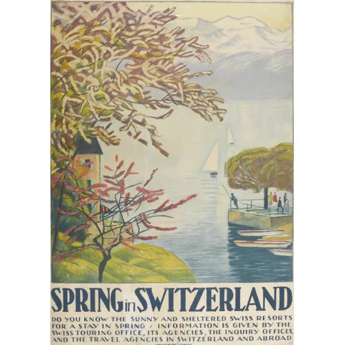 Emil Cardinaux — "Spring in Switzerland".