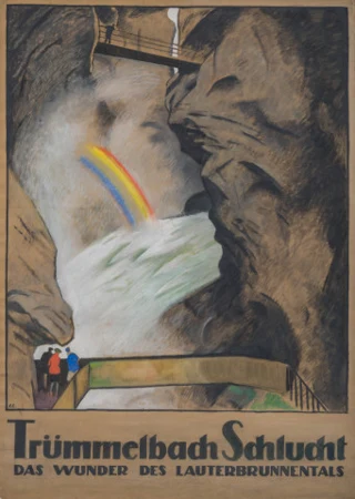 Trümmelbach Schlucht, 1922