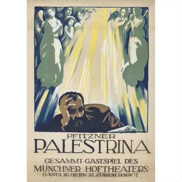 Emil Cardinaux — "Pfitzner Palestrina Gesammt-Gastspiel 1917".