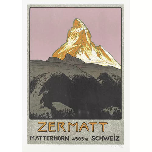 Emil Cardinaux — "Zermatt Matterhorn".