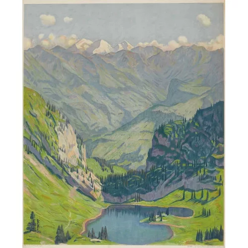 Emil Cardinaux — "Oeschinensee".