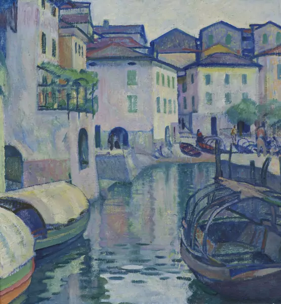 Emil CARDINAUX (1877-1936), 'Port de Varenne', huile — DognyAuction